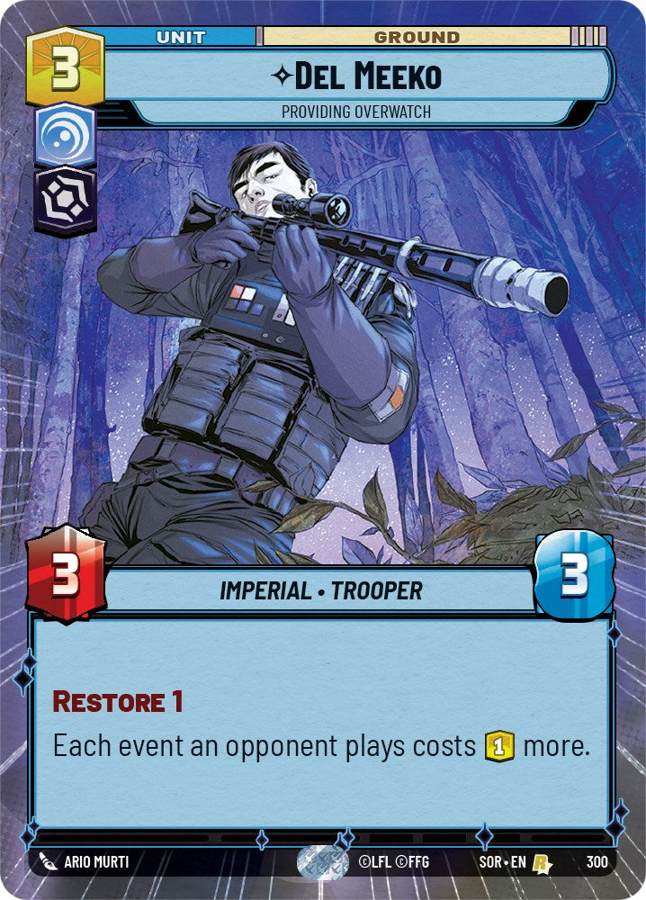 Del Meeko - Providing Overwatch (Hyperspace) (300) [Spark of Rebellion] | Arkham Games and Comics