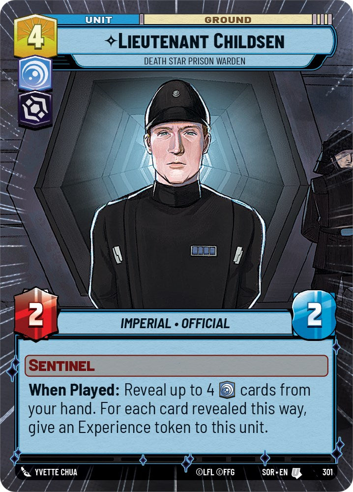 Lieutenant Childsen - Death Star Prison Warden (Hyperspace) (301) [Spark of Rebellion] | Arkham Games and Comics