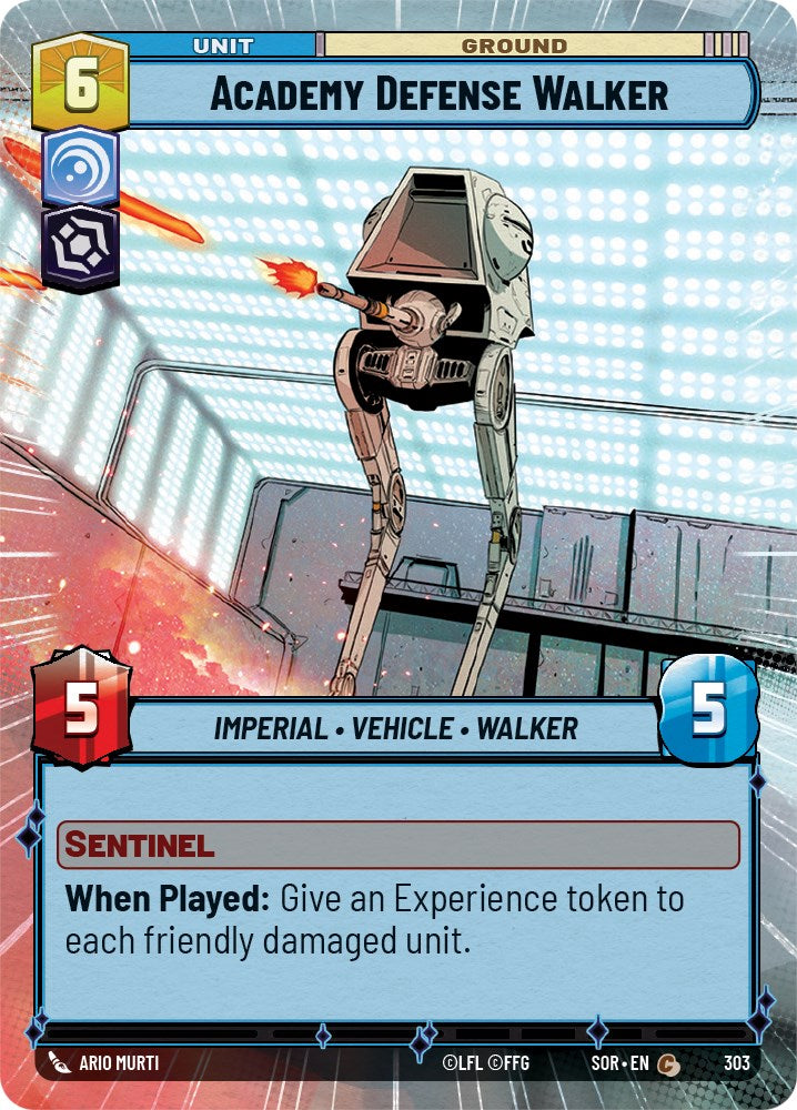 Academy Defense Walker (Hyperspace) (303) [Spark of Rebellion] | Arkham Games and Comics