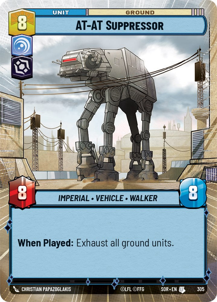 AT-AT Suppressor (Hyperspace) (305) [Spark of Rebellion] | Arkham Games and Comics