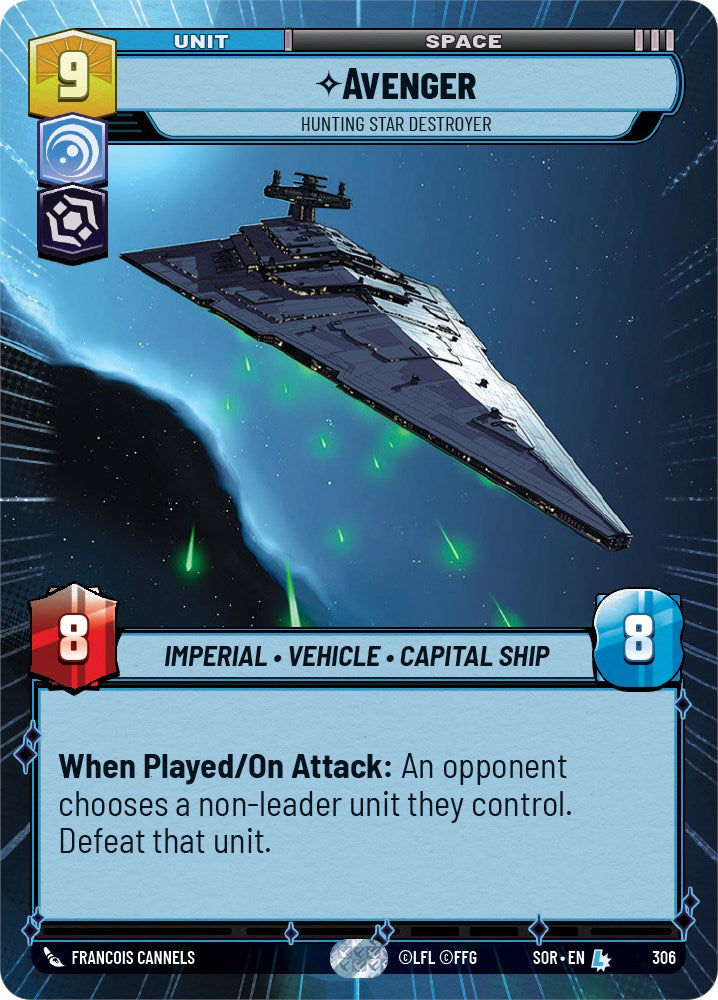 Avenger - Hunting Star Destroyer (Hyperspace) (306) [Spark of Rebellion] | Arkham Games and Comics