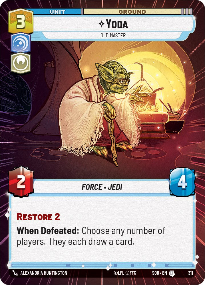 Yoda - Old Master (Hyperspace) (311) [Spark of Rebellion] | Arkham Games and Comics
