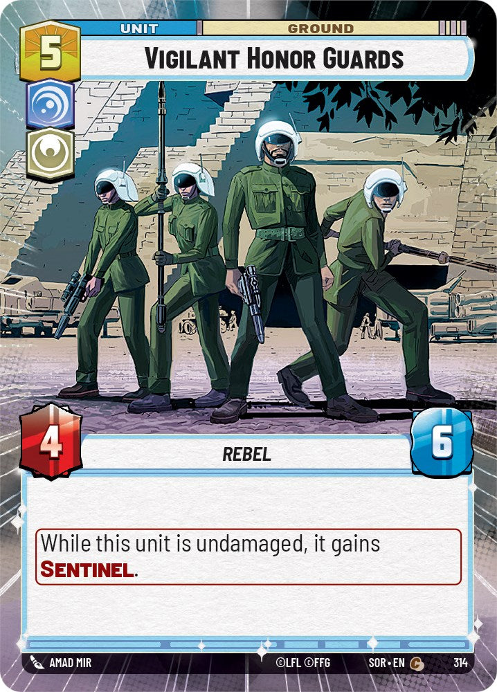 Vigilant Honor Guards (Hyperspace) (314) [Spark of Rebellion] | Arkham Games and Comics
