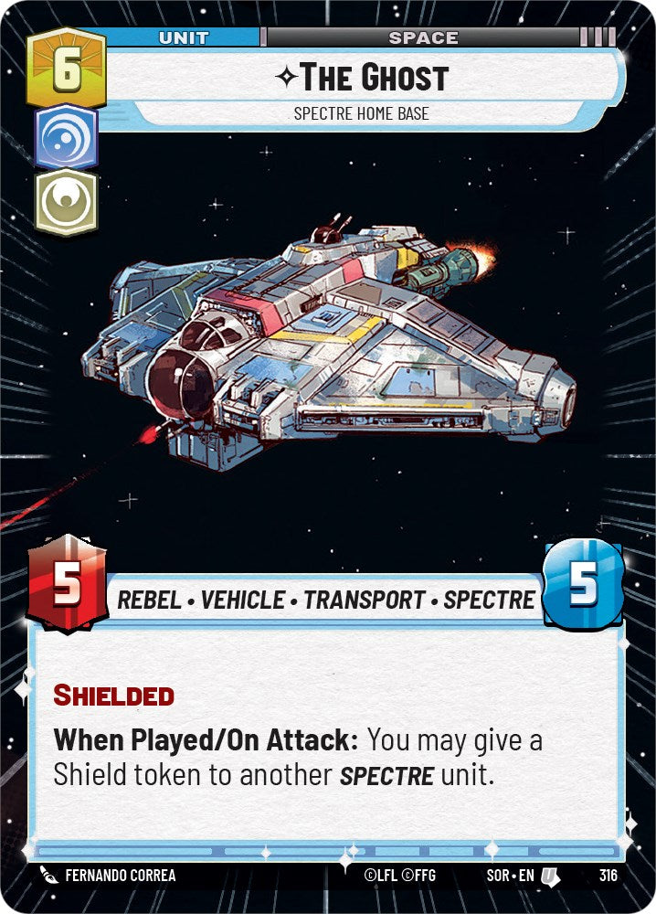 The Ghost - Spectre Home Base (Hyperspace) (316) [Spark of Rebellion] | Arkham Games and Comics