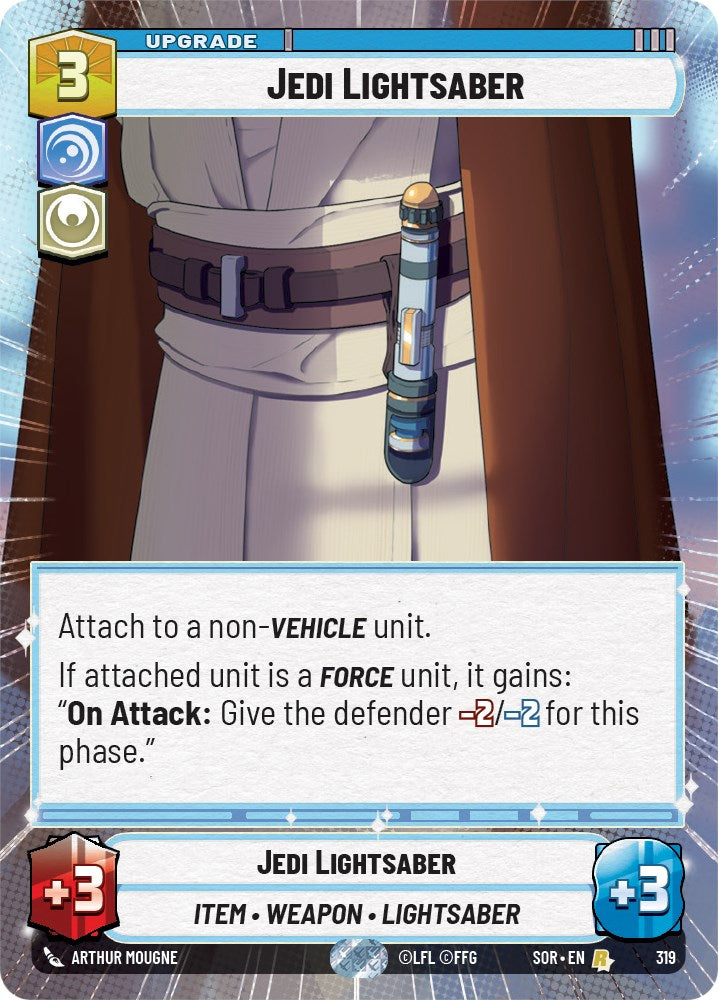 Jedi Lightsaber (Hyperspace) (319) [Spark of Rebellion] | Arkham Games and Comics