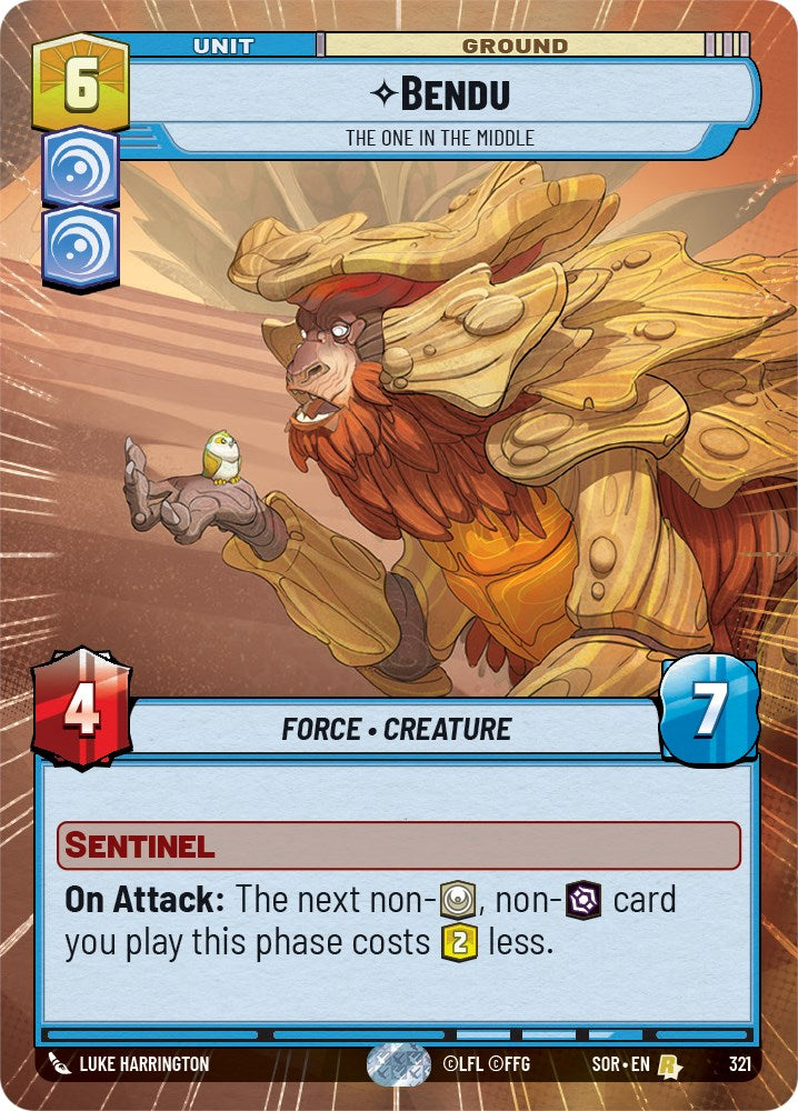 Bendu - The One in the Middle (Hyperspace) (321) [Spark of Rebellion] | Arkham Games and Comics