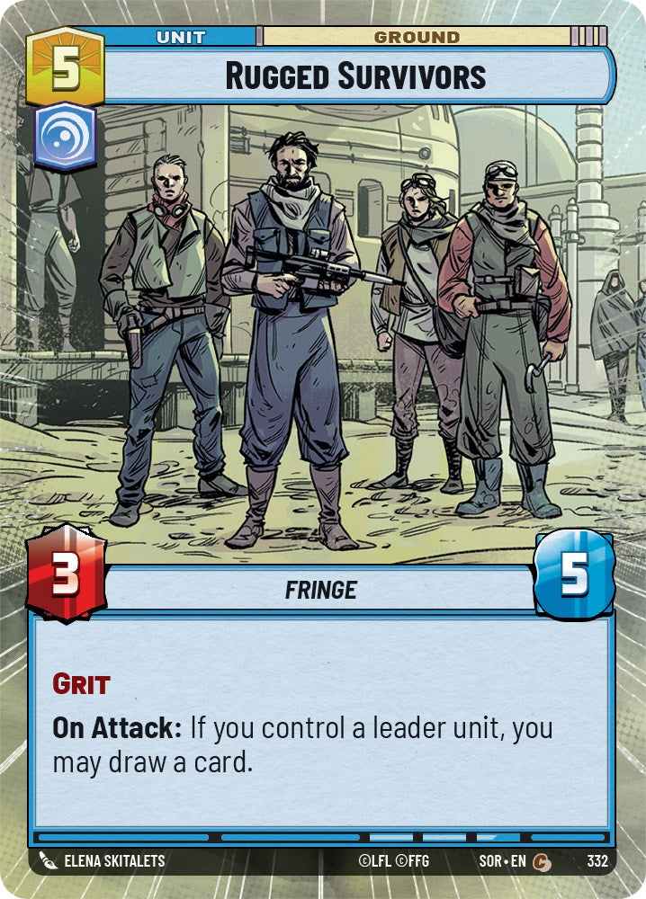 Rugged Survivors (Hyperspace) (332) [Spark of Rebellion] | Arkham Games and Comics