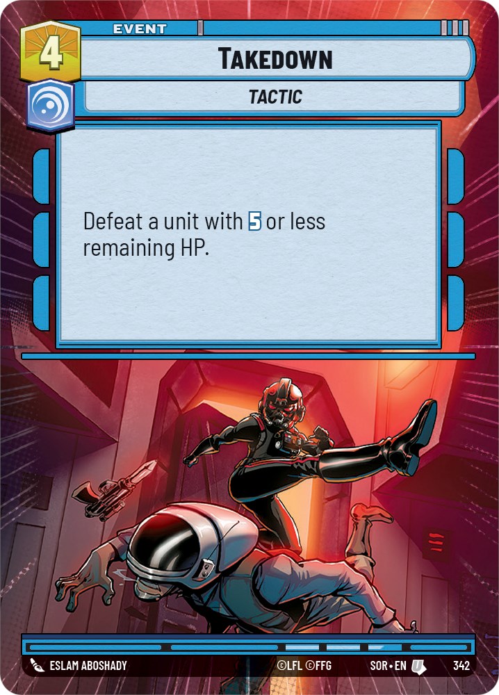 Takedown (Hyperspace) (342) [Spark of Rebellion] | Arkham Games and Comics