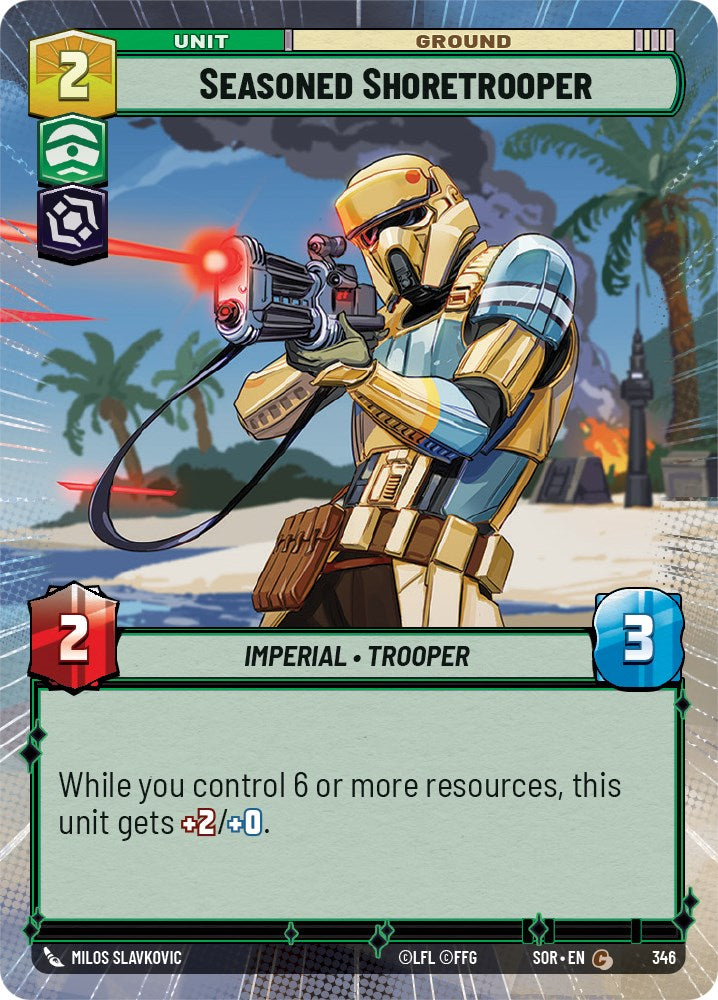 Seasoned Shoretrooper (Hyperspace) (346) [Spark of Rebellion] | Arkham Games and Comics