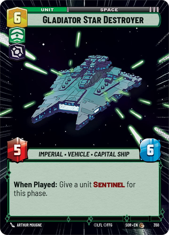 Gladiator Star Destroyer (Hyperspace) (350) [Spark of Rebellion] | Arkham Games and Comics