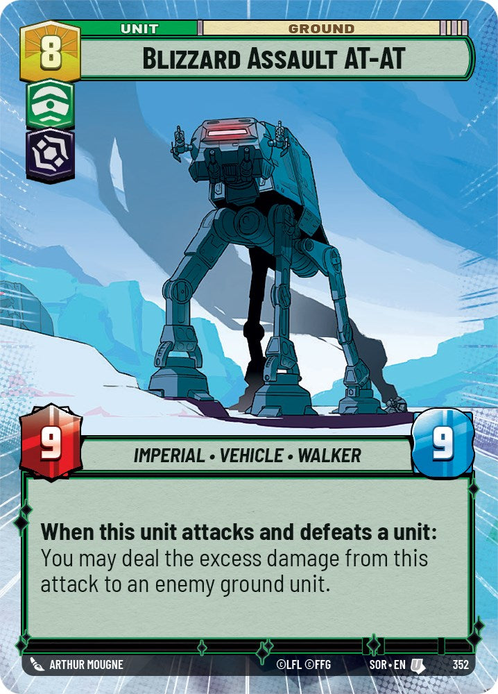 Blizzard Assault AT-AT (Hyperspace) (352) [Spark of Rebellion] | Arkham Games and Comics