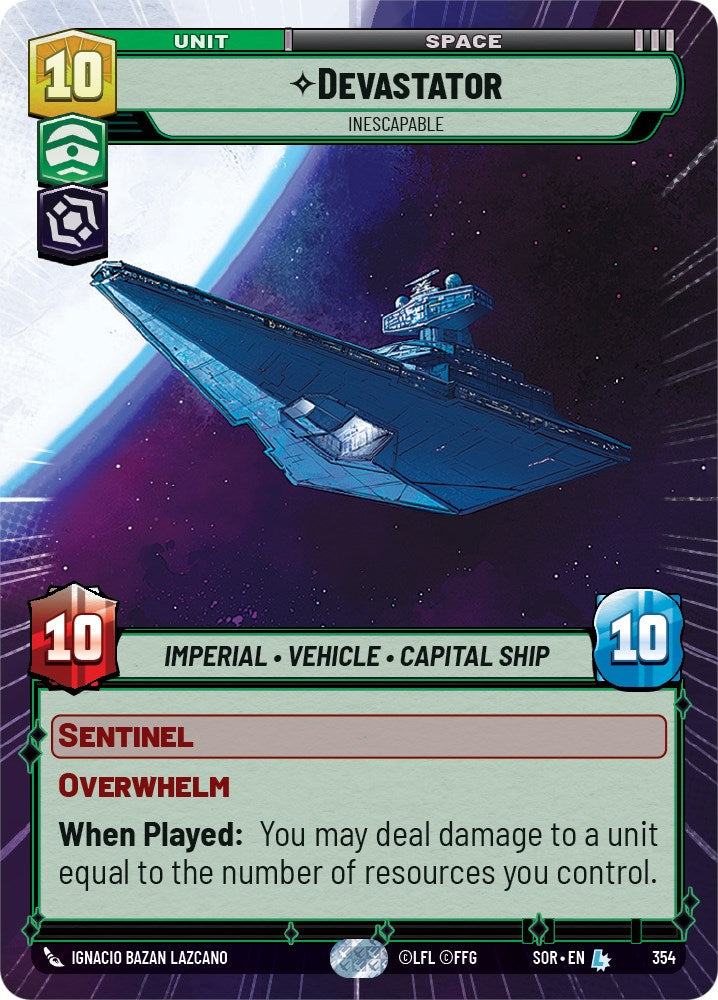 Devastator - Inescapable (Hyperspace) (354) [Spark of Rebellion] | Arkham Games and Comics