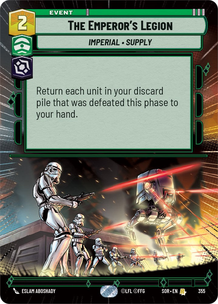 The Emperor's Legion (Hyperspace) (355) [Spark of Rebellion] | Arkham Games and Comics