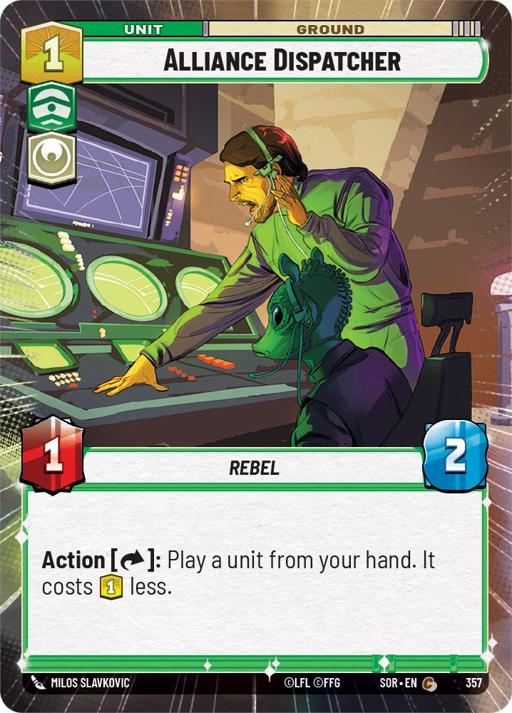 Alliance Dispatcher (Hyperspace) (357) [Spark of Rebellion] | Arkham Games and Comics