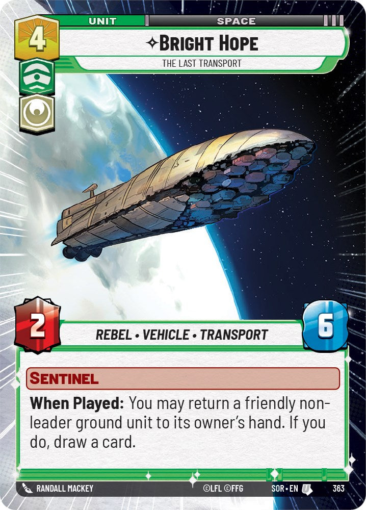 Bright Hope - The Last Transport (Hyperspace) (363) [Spark of Rebellion] | Arkham Games and Comics