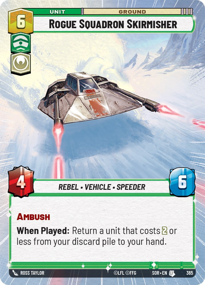 Rogue Squadron Skirmisher (Hyperspace) (365) [Spark of Rebellion] | Arkham Games and Comics