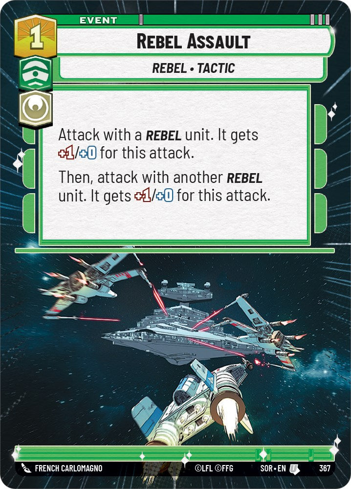 Rebel Assault (Hyperspace) (367) [Spark of Rebellion] | Arkham Games and Comics