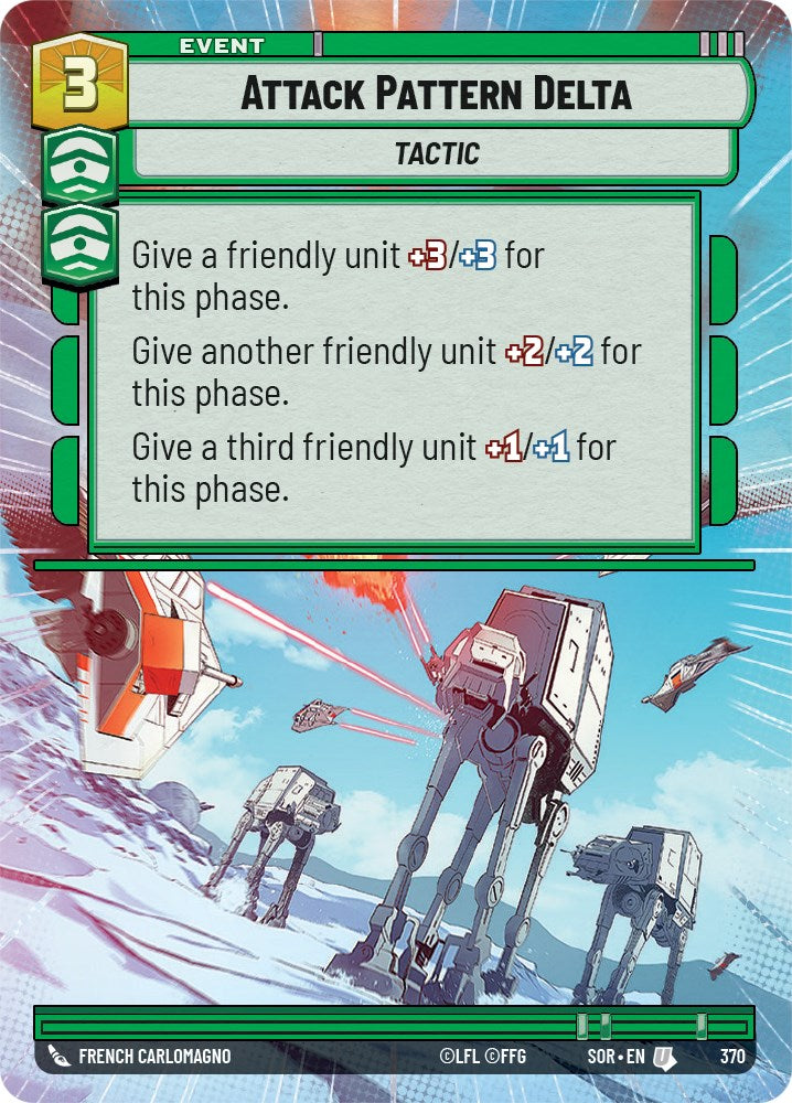 Attack Pattern Delta (Hyperspace) (370) [Spark of Rebellion] | Arkham Games and Comics