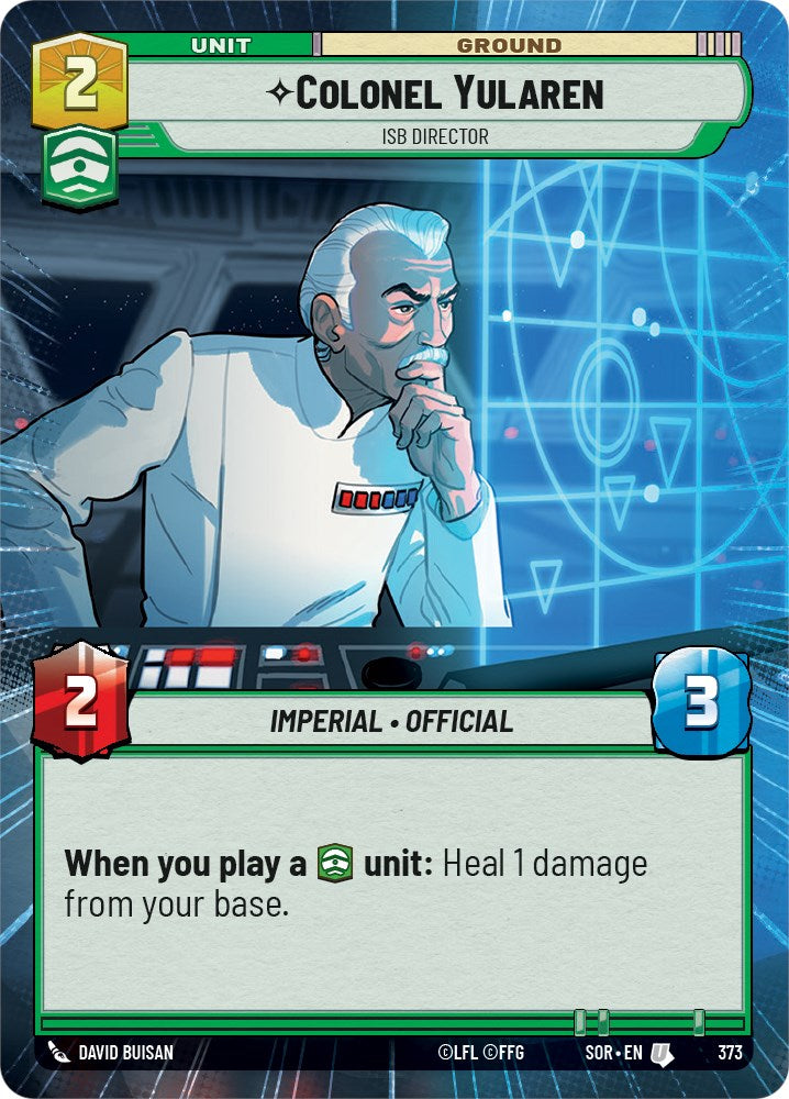 Colonel Yularen - ISB Director (Hyperspace) (373) [Spark of Rebellion] | Arkham Games and Comics