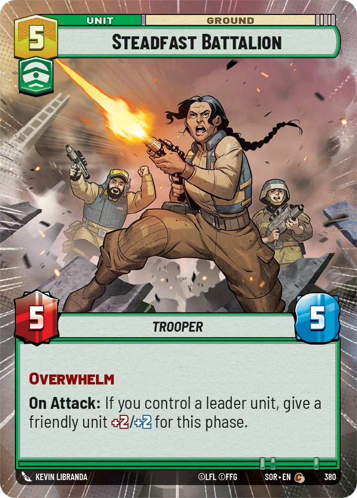 Steadfast Battalion (Hyperspace) (380) [Spark of Rebellion] | Arkham Games and Comics