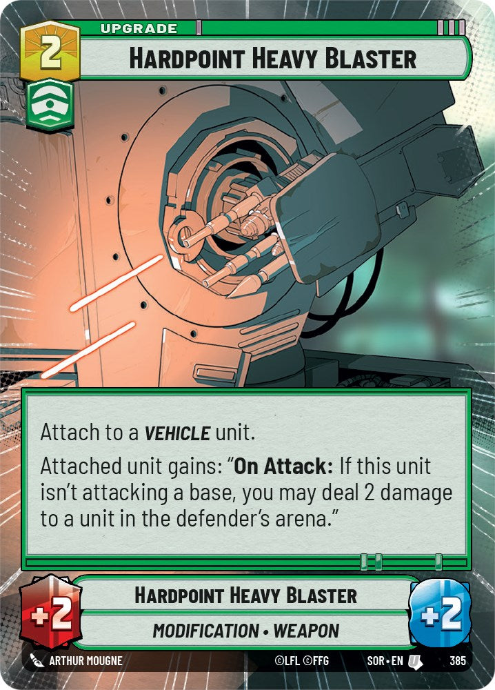 Hardpoint Heavy Blaster (Hyperspace) (385) [Spark of Rebellion] | Arkham Games and Comics