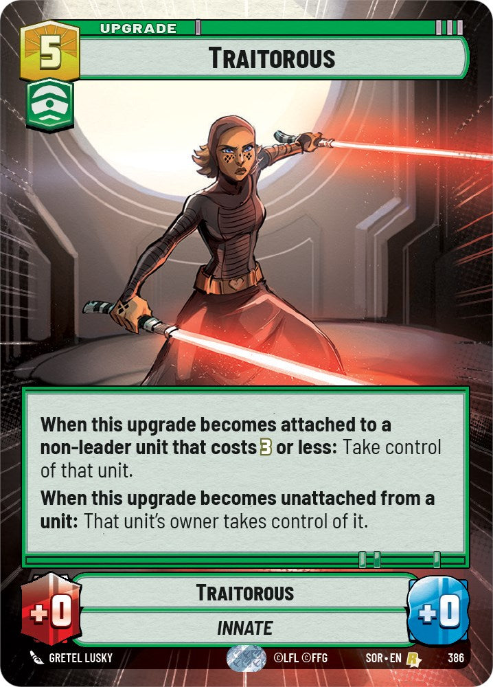 Traitorous (Hyperspace) (386) [Spark of Rebellion] | Arkham Games and Comics