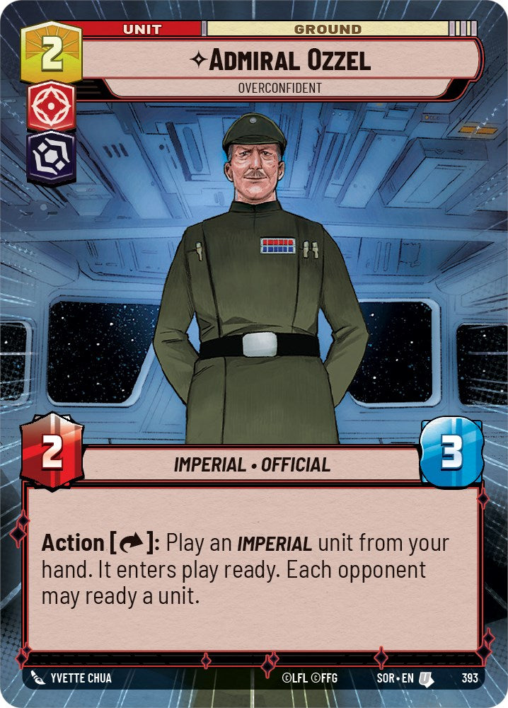 Admiral Ozzel - Overconfident (Hyperspace) (393) [Spark of Rebellion] | Arkham Games and Comics