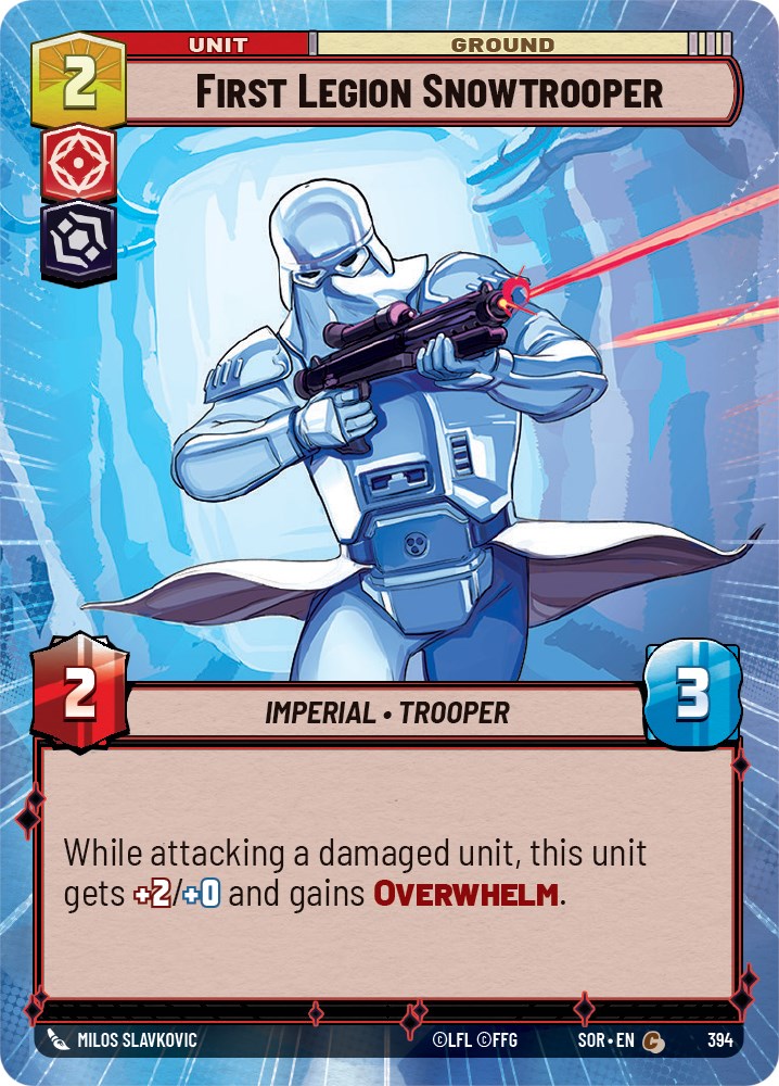 First Legion Snowtrooper (Hyperspace) (394) [Spark of Rebellion] | Arkham Games and Comics