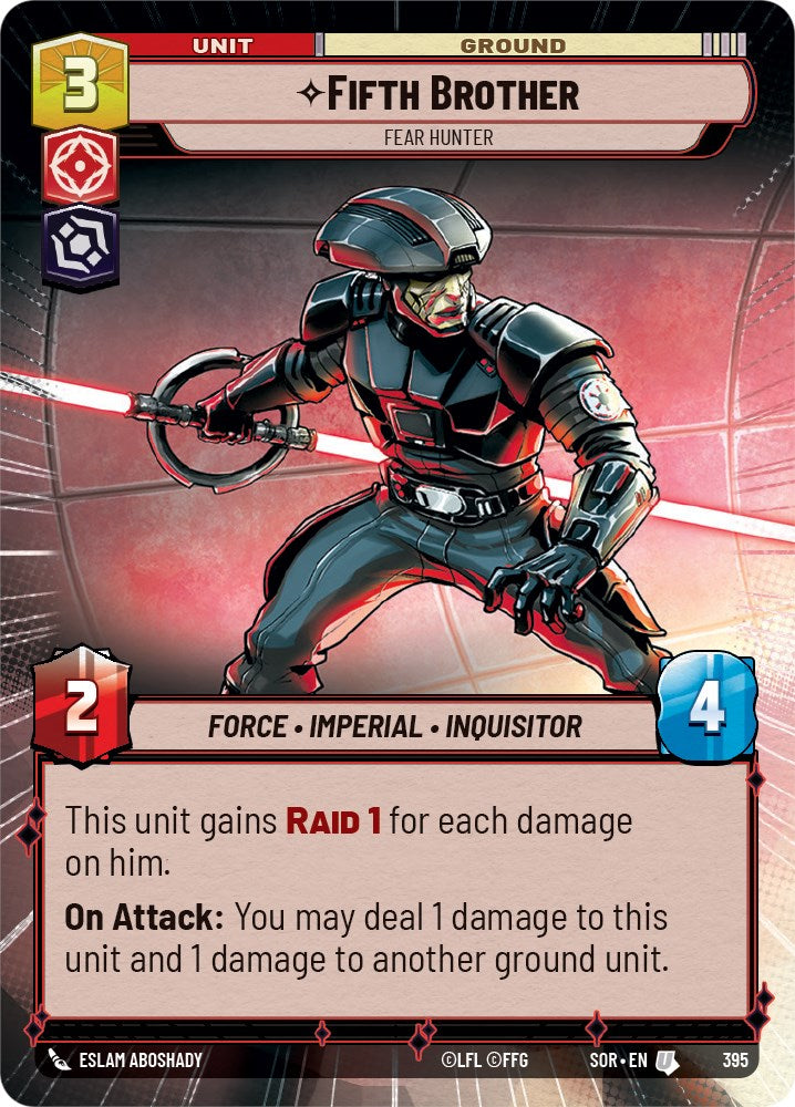 Fifth Brother - Fear Hunter (Hyperspace) (395) [Spark of Rebellion] | Arkham Games and Comics