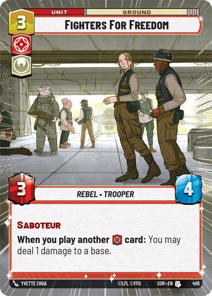 Fighters For Freedom (Hyperspace) (406) [Spark of Rebellion] | Arkham Games and Comics