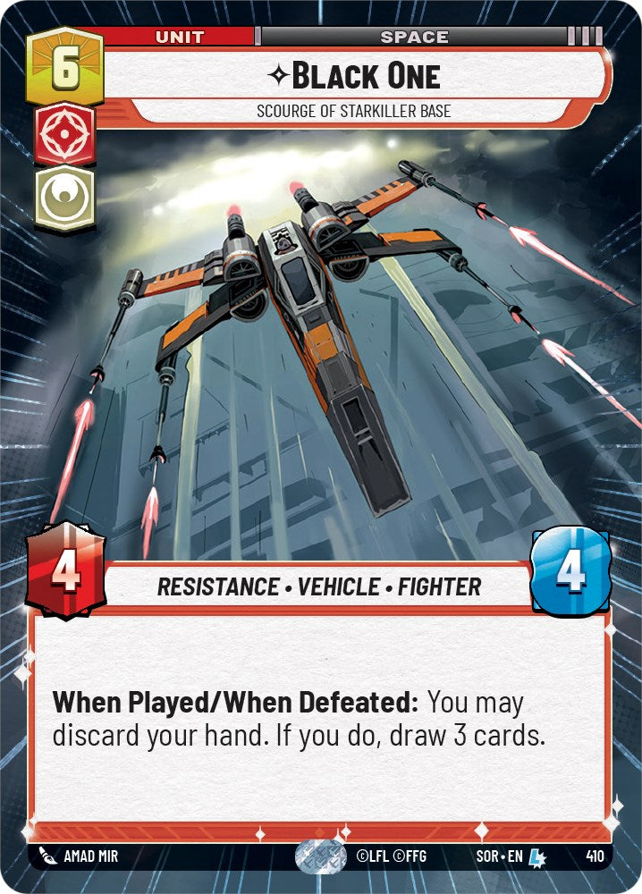 Black One - Scourge of Starkiller Base (Hyperspace) (410) [Spark of Rebellion] | Arkham Games and Comics