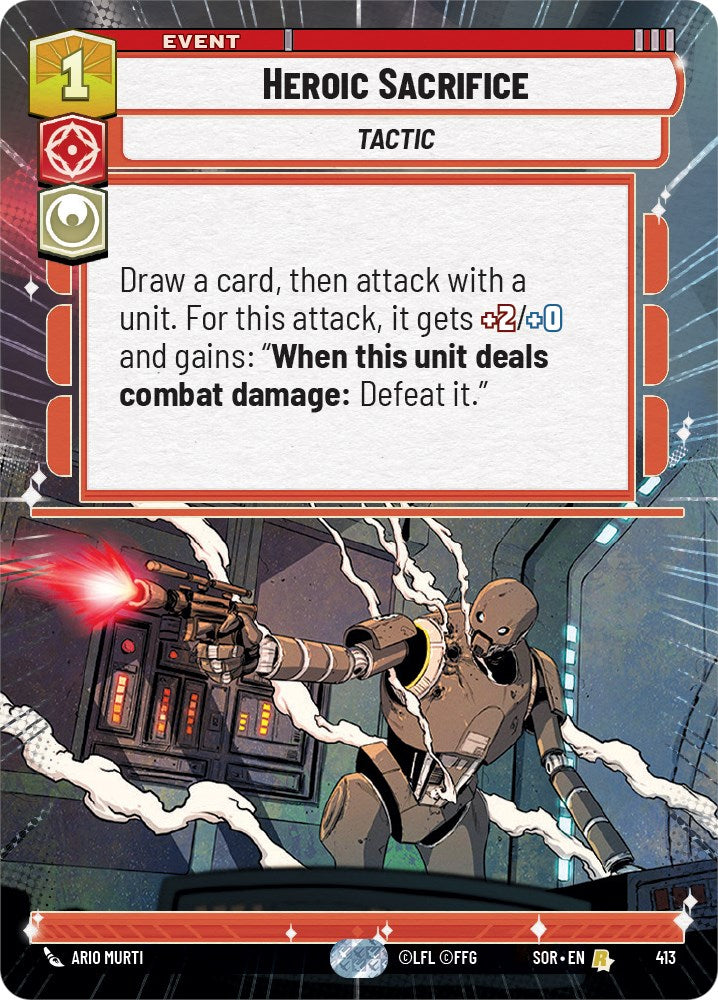 Heroic Sacrifice (Hyperspace) (413) [Spark of Rebellion] | Arkham Games and Comics