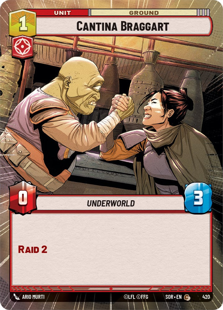 Cantina Braggart (Hyperspace) (420) [Spark of Rebellion] | Arkham Games and Comics