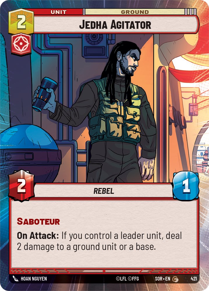 Jedha Agitator (Hyperspace) (421) [Spark of Rebellion] | Arkham Games and Comics