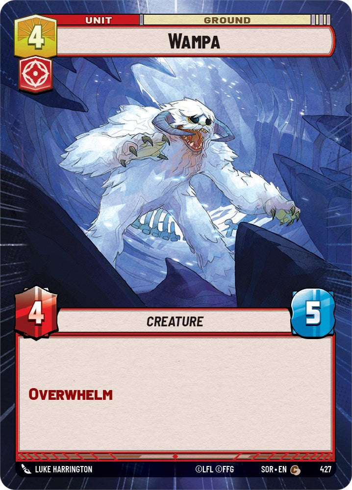 Wampa (Hyperspace) (427) [Spark of Rebellion] | Arkham Games and Comics