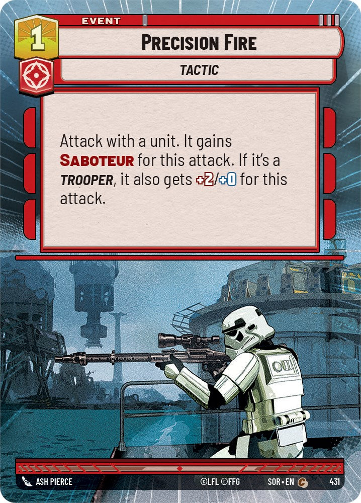 Precision Fire (Hyperspace) (431) [Spark of Rebellion] | Arkham Games and Comics