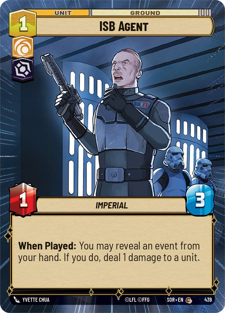 ISB Agent (Hyperspace) (439) [Spark of Rebellion] | Arkham Games and Comics