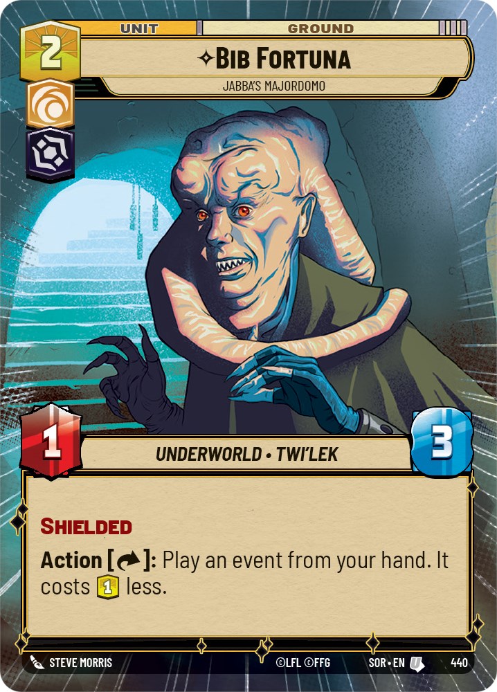 Bib Fortuna - Jabba's Majordomo (Hyperspace) (440) [Spark of Rebellion] | Arkham Games and Comics