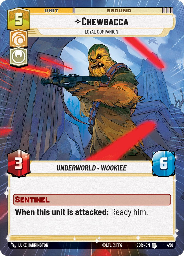 Chewbacca - Loyal Companion (Hyperspace) (458) [Spark of Rebellion] | Arkham Games and Comics