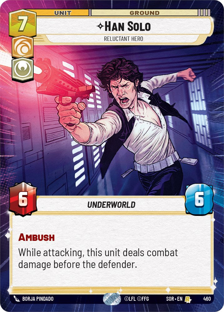 Han Solo - Relunctant Hero (Hyperspace) (460) [Spark of Rebellion] | Arkham Games and Comics
