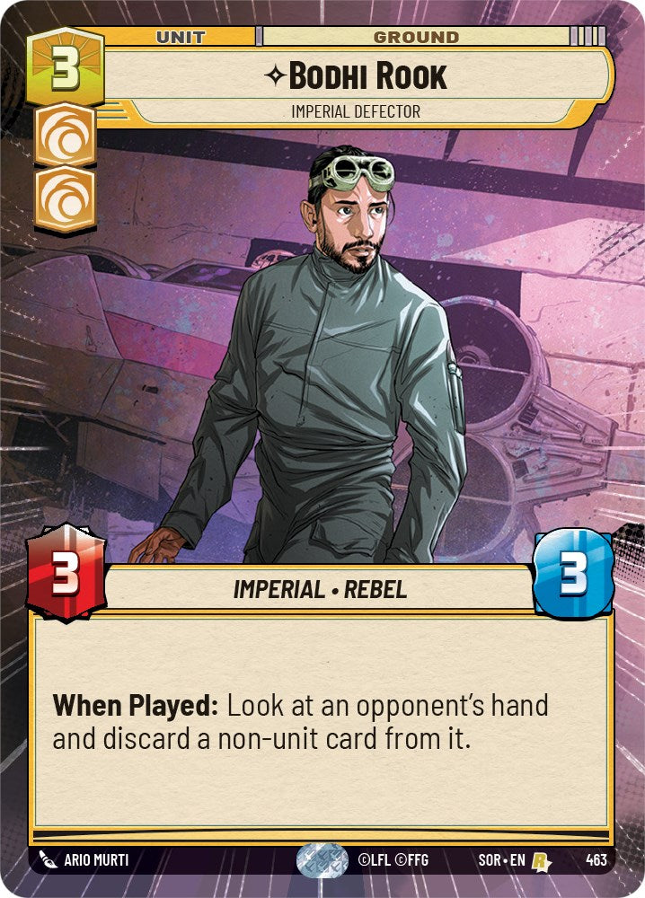 Bodhi Rook - Imperial Defector (Hyperspace) (463) [Spark of Rebellion] | Arkham Games and Comics