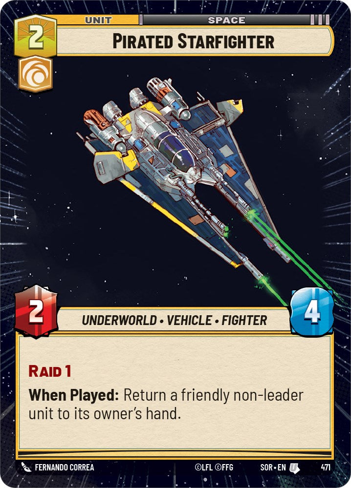 Pirated Starfighter (Hyperspace) (471) [Spark of Rebellion] | Arkham Games and Comics