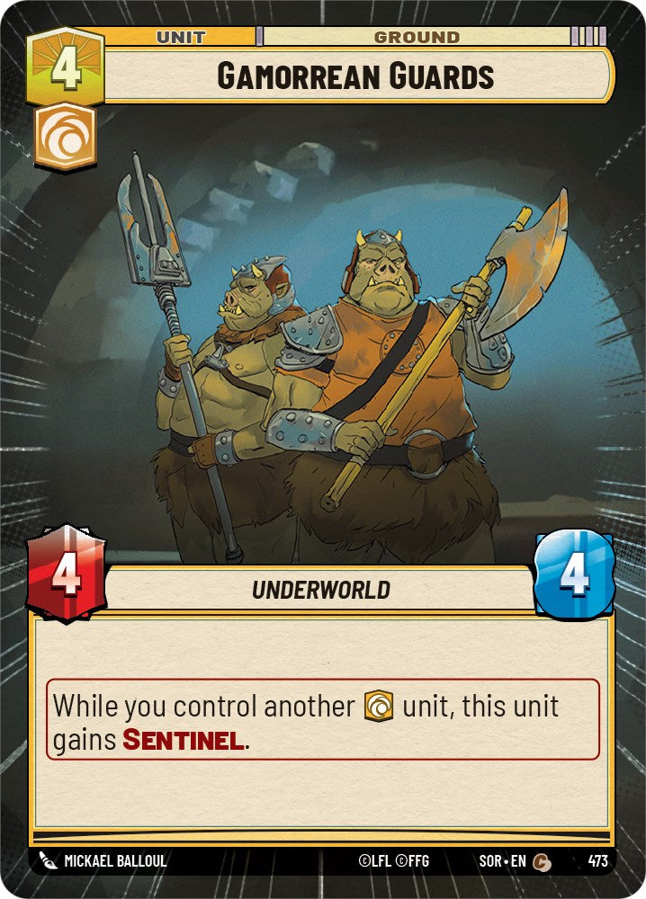 Gamorrean Guards (Hyperspace) (473) [Spark of Rebellion] | Arkham Games and Comics