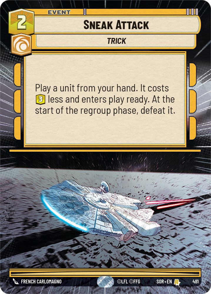 Sneak Attack (Hyperspace) (481) [Spark of Rebellion] | Arkham Games and Comics