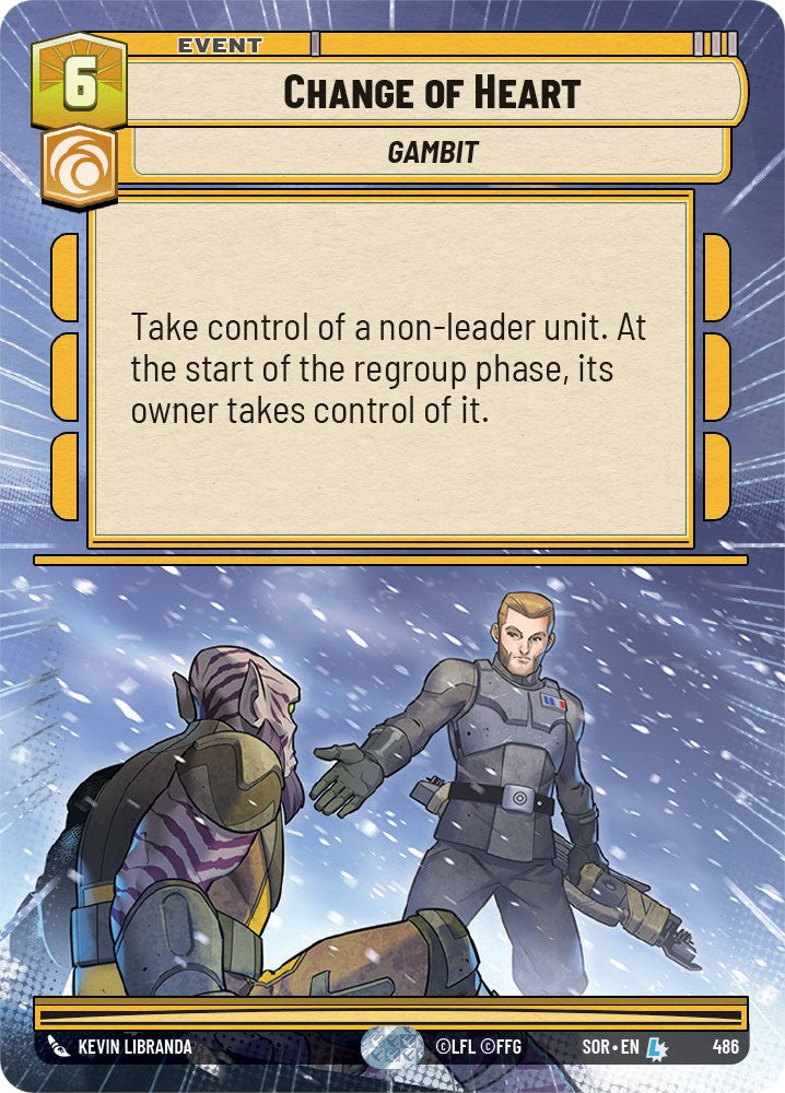Change of Heart (Hyperspace) (486) [Spark of Rebellion] | Arkham Games and Comics
