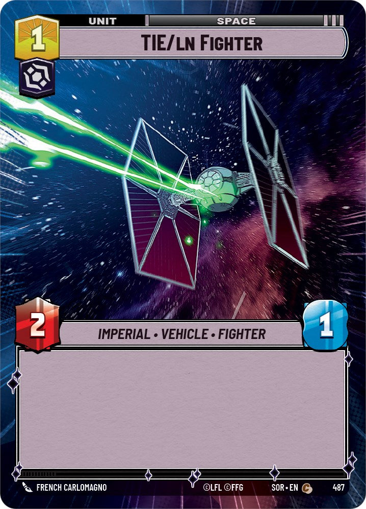 TIE/ln Fighter (Hyperspace) (487) [Spark of Rebellion] | Arkham Games and Comics