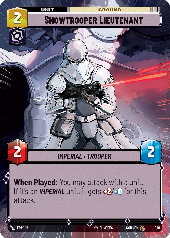 Snowtrooper Lieutenant (Hyperspace) (488) [Spark of Rebellion] | Arkham Games and Comics