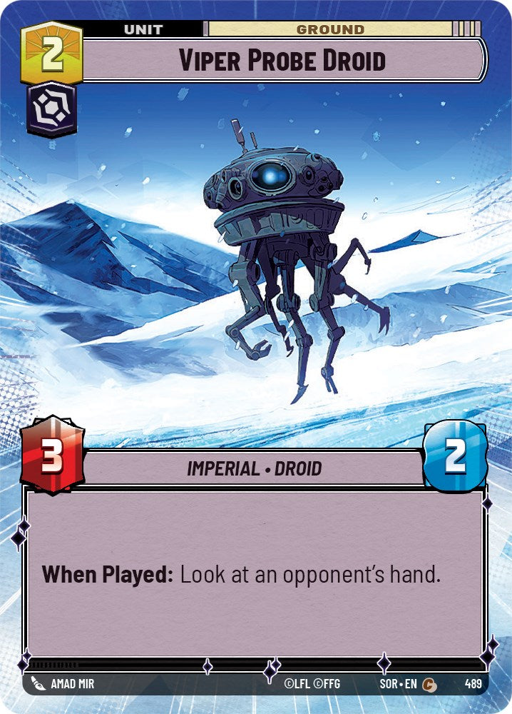 Viper Probe Droid (Hyperspace) (489) [Spark of Rebellion] | Arkham Games and Comics