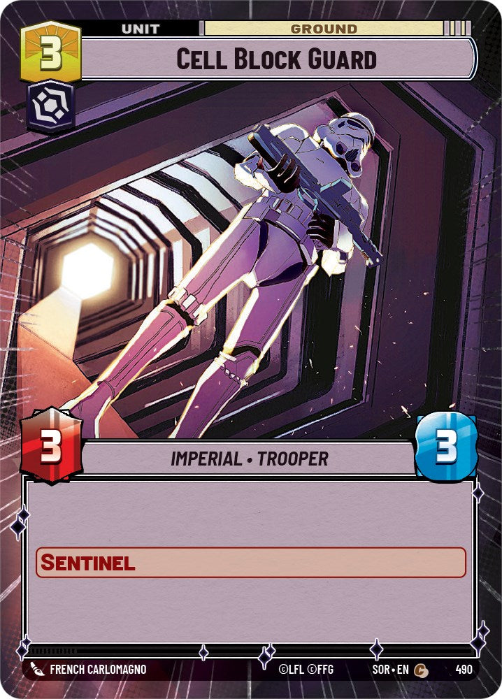 Cell Block Guard (Hyperspace) (490) [Spark of Rebellion] | Arkham Games and Comics