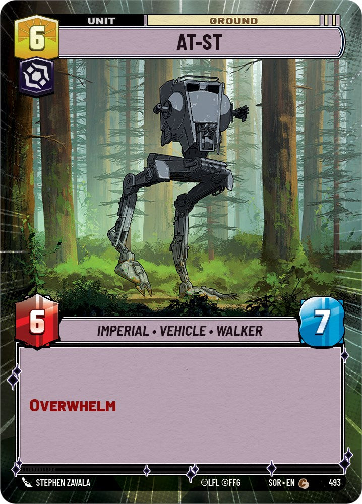 AT-ST (Hyperspace) (493) [Spark of Rebellion] | Arkham Games and Comics